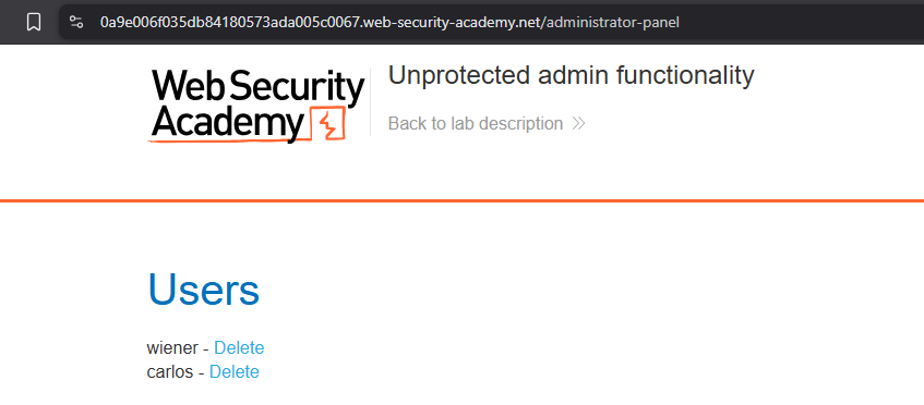 Portswigger Access Control Writeups