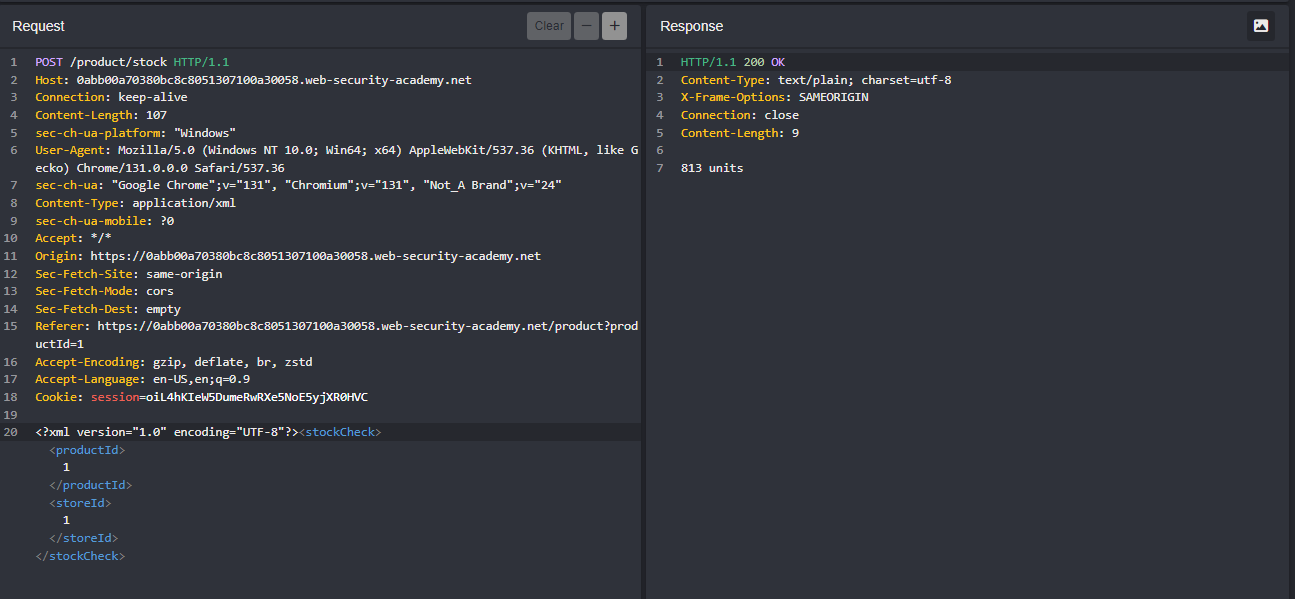 Portswigger SQL Injection Writeups
