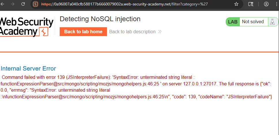 Portswigget NoSQL Writeups